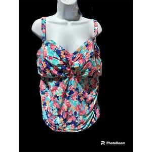 Curve iconic twist tankini flower bed 22 C/D